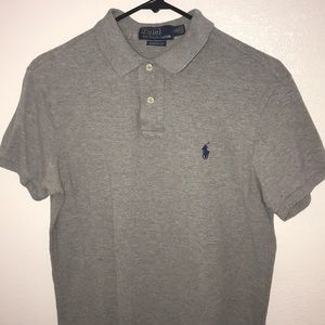 Grey polo shirt